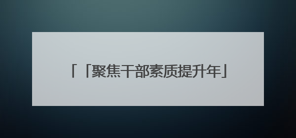 「聚焦干部素质提升年」让年轻干部挑大梁，成功引来130家跨境电商企业