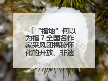 “福地”何以为福？全国名作家采风团揭秘怀化的开放、非遗与红色密码
