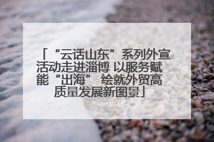 “云话山东”系列外宣活动走进淄博 以服务赋能“出海” 绘就外贸高质量发展新图景