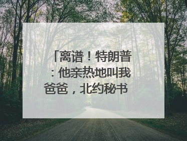 离谱！特朗普：他亲热地叫我爸爸，北约秘书长：我没有