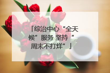 综治中心“全天候”服务 坚持“周末不打烊”