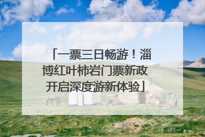 一票三日畅游！淄博红叶柿岩门票新政开启深度游新体验