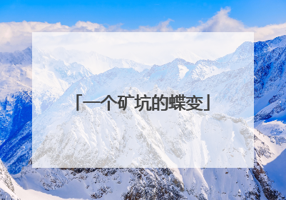 一个矿坑的蝶变