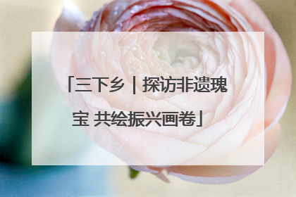 三下乡｜探访非遗瑰宝 共绘振兴画卷