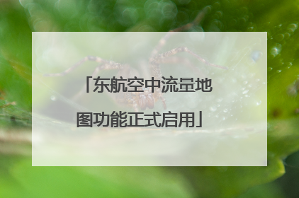 东航空中流量地图功能正式启用
