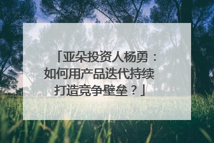 亚朵投资人杨勇：如何用产品迭代持续打造竞争壁垒？