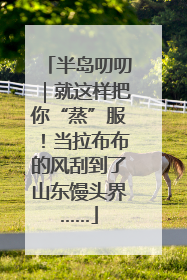 半岛叨叨｜就这样把你“蒸”服！当拉布布的风刮到了山东馒头界……