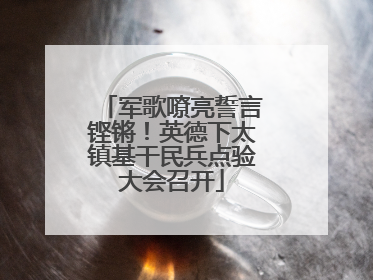军歌嘹亮誓言铿锵！英德下太镇基干民兵点验大会召开