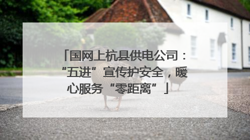 国网上杭县供电公司：“五进”宣传护安全，暖心服务“零距离”