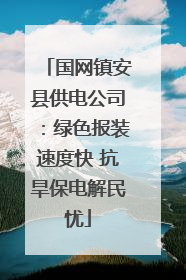 国网镇安县供电公司：绿色报装速度快 抗旱保电解民忧