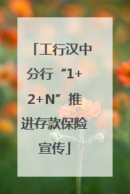 工行汉中分行“1+2+N”推进存款保险宣传