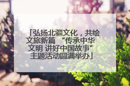 弘扬北疆文化，共绘文旅新篇 “传承中华文明 讲好中国故事” 主题活动圆满举办