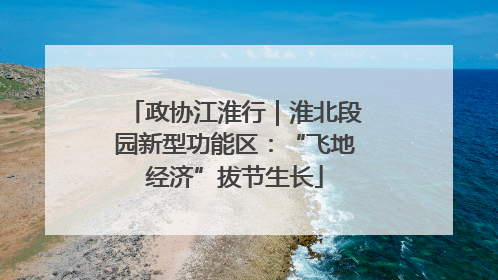 政协江淮行|淮北段园新型功能区:“飞地经济”拔节生长