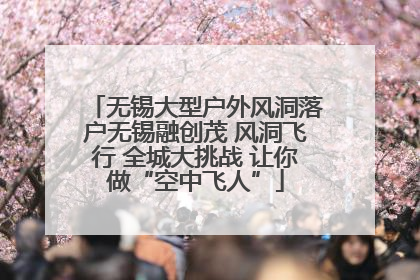 无锡大型户外风洞落户无锡融创茂 风洞飞行 全城大挑战 让你做“空中飞人”