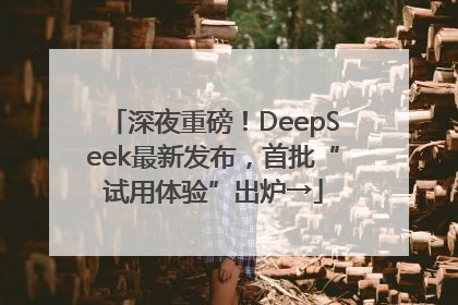 深夜重磅！DeepSeek最新发布，首批“试用体验”出炉→