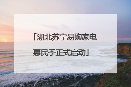 湖北苏宁易购家电惠民季正式启动