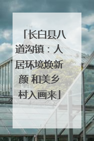 长白县八道沟镇：人居环境焕新颜 和美乡村入画来