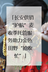 长安供销“护航”麦收季托管服务助力金色田野“抢收忙”