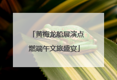 黄梅龙船展演点燃端午文旅盛宴