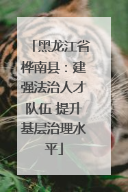 黑龙江省桦南县：建强法治人才队伍 提升基层治理水平