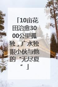 10亩花田治愈3000公里孤独，广水独眼小伙与他的“无尽夏”