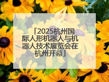 2025杭州国际人形机器人与机器人技术展览会在杭州开幕