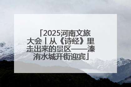 2025河南文旅大会丨从《诗经》里走出来的景区——溱洧水城开街迎宾