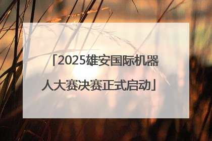 2025雄安国际机器人大赛决赛正式启动