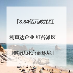 8.84亿元政策红利直达企业 红谷滩区持续优化营商环境